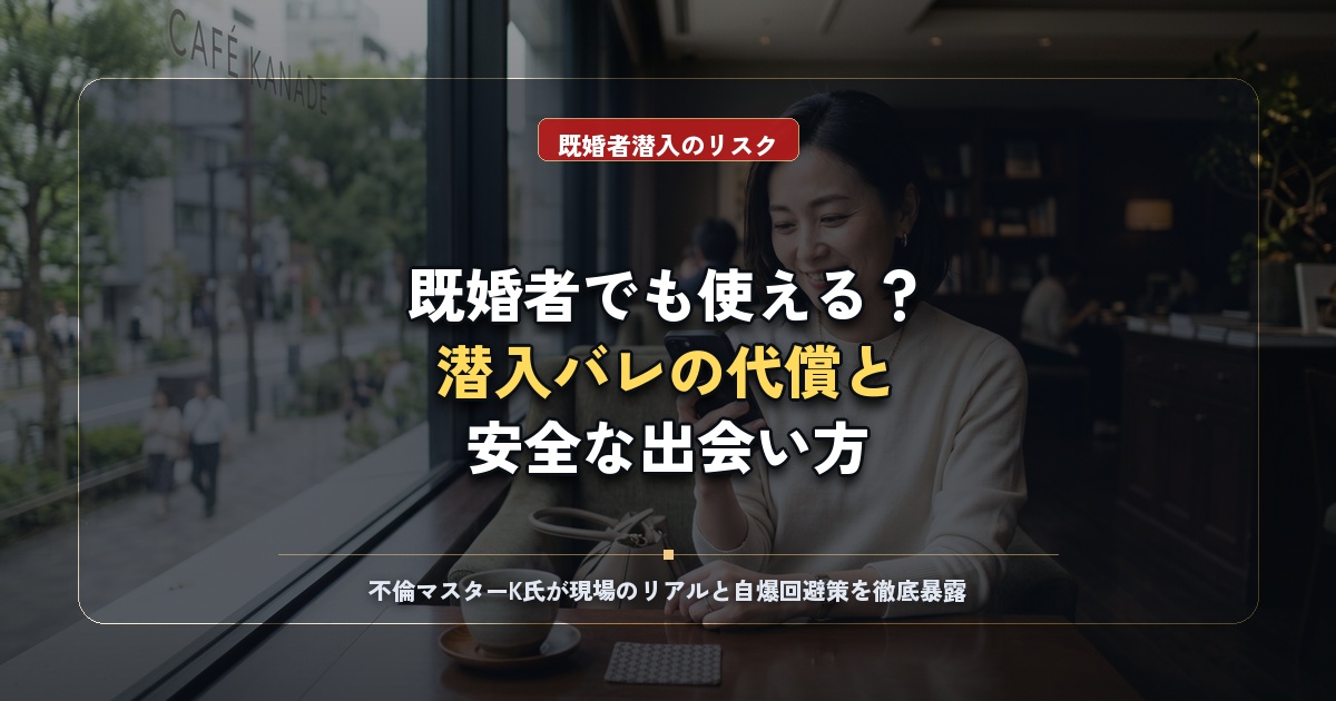 バチェラーデートは既婚者でも使える？潜入の危険性と安全な出会い方