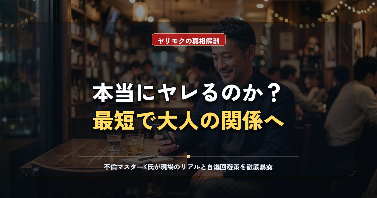 ヒールメイトでやれた？ヤリモクの真相と大人の関係へ進む最短ルート